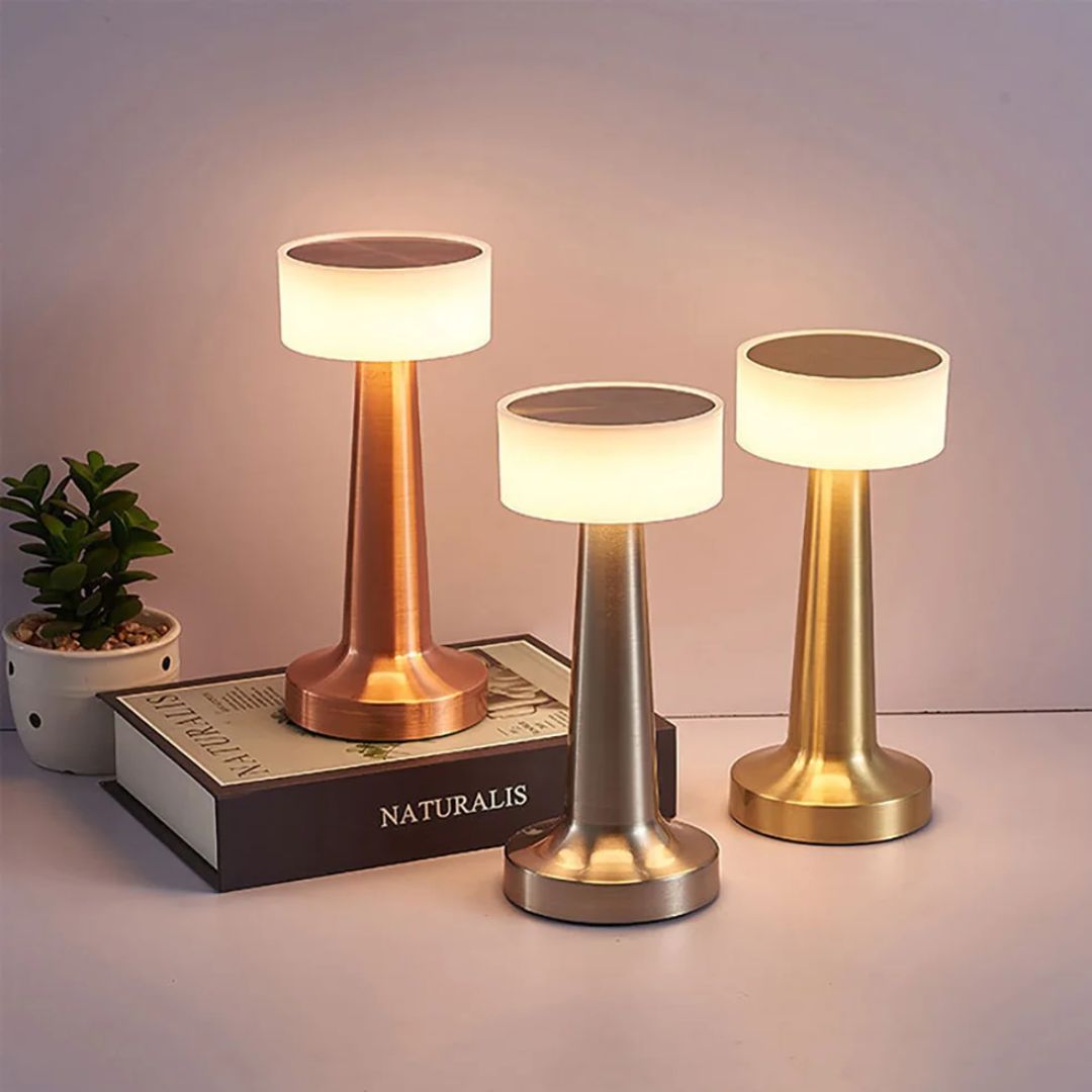 Bordslampa Retro Bar Design Dimbar USB-laddning Tidlös Stämningsbelysning 7