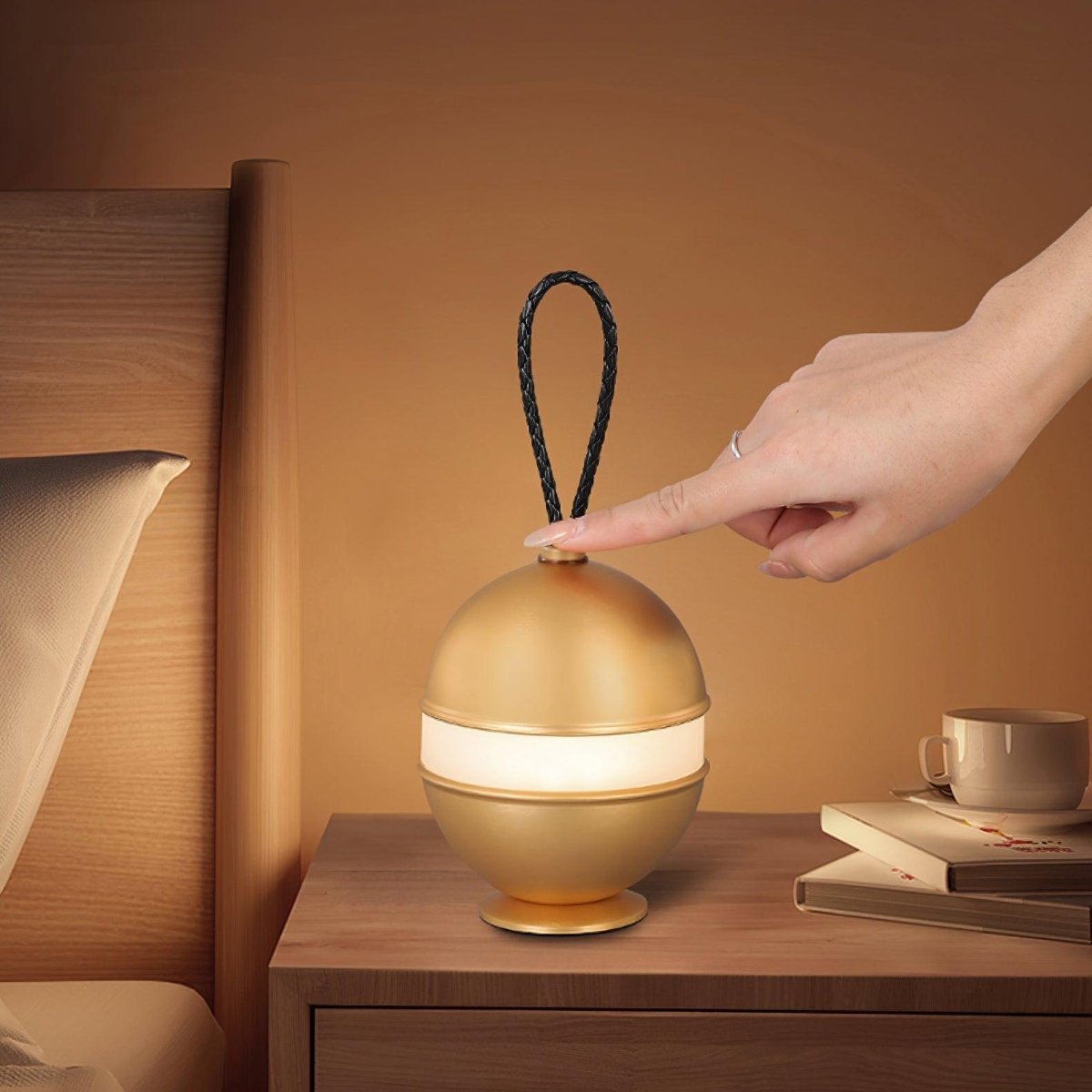 Bordslampa Trådlös Touch Minimalistisk Design Liten Batteridriven 3