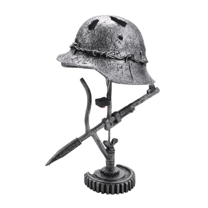 Bordslampa Vintage Stil Militärhjälm Design för Hemmet 2