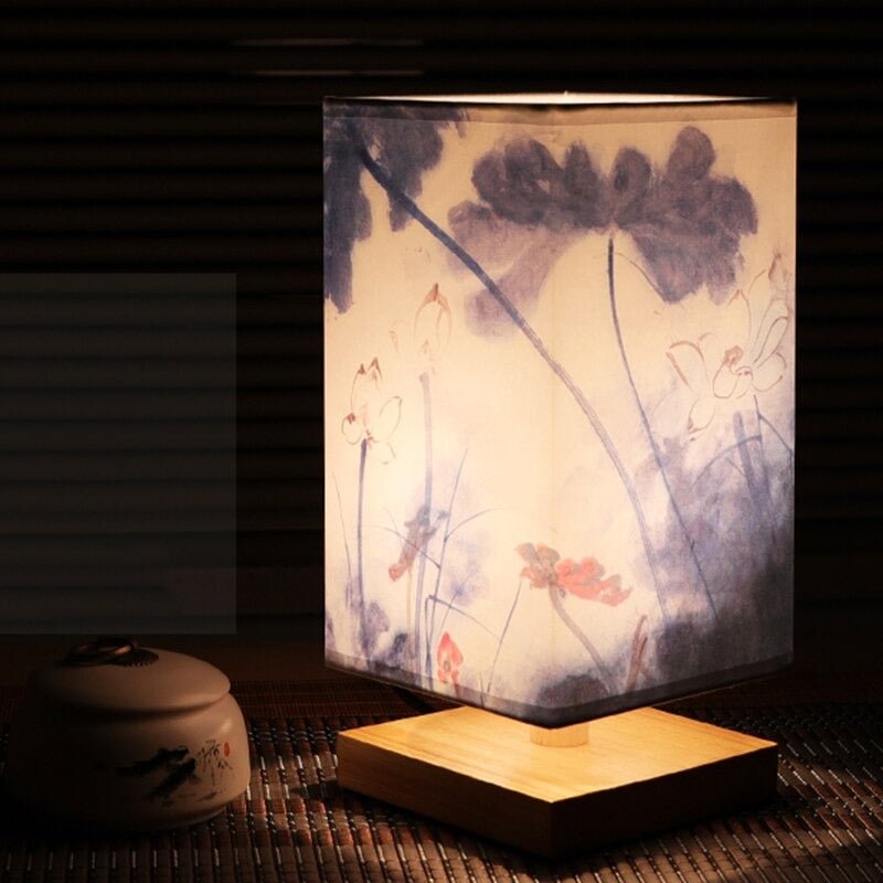 Bordslampa i Japansk Skandinavisk Stil 2