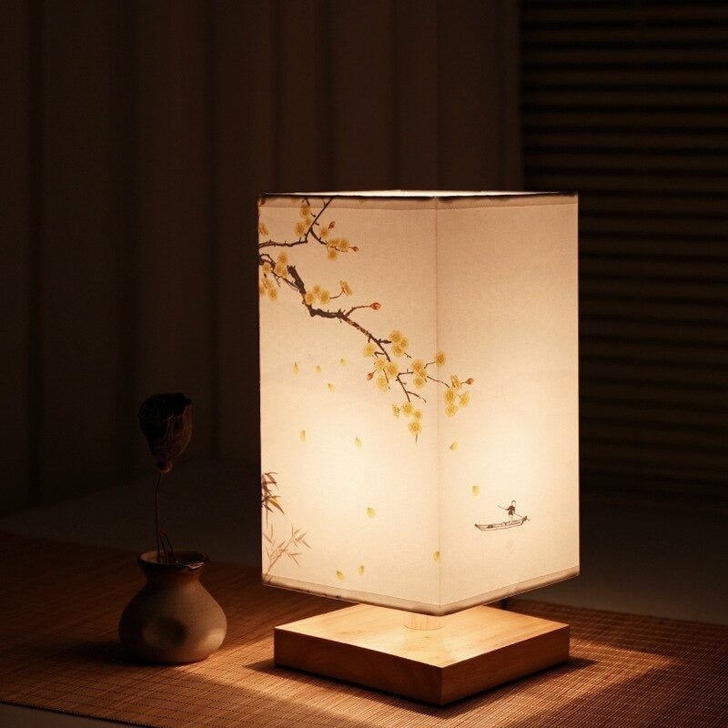 Bordslampa i Japansk Skandinavisk Stil 6