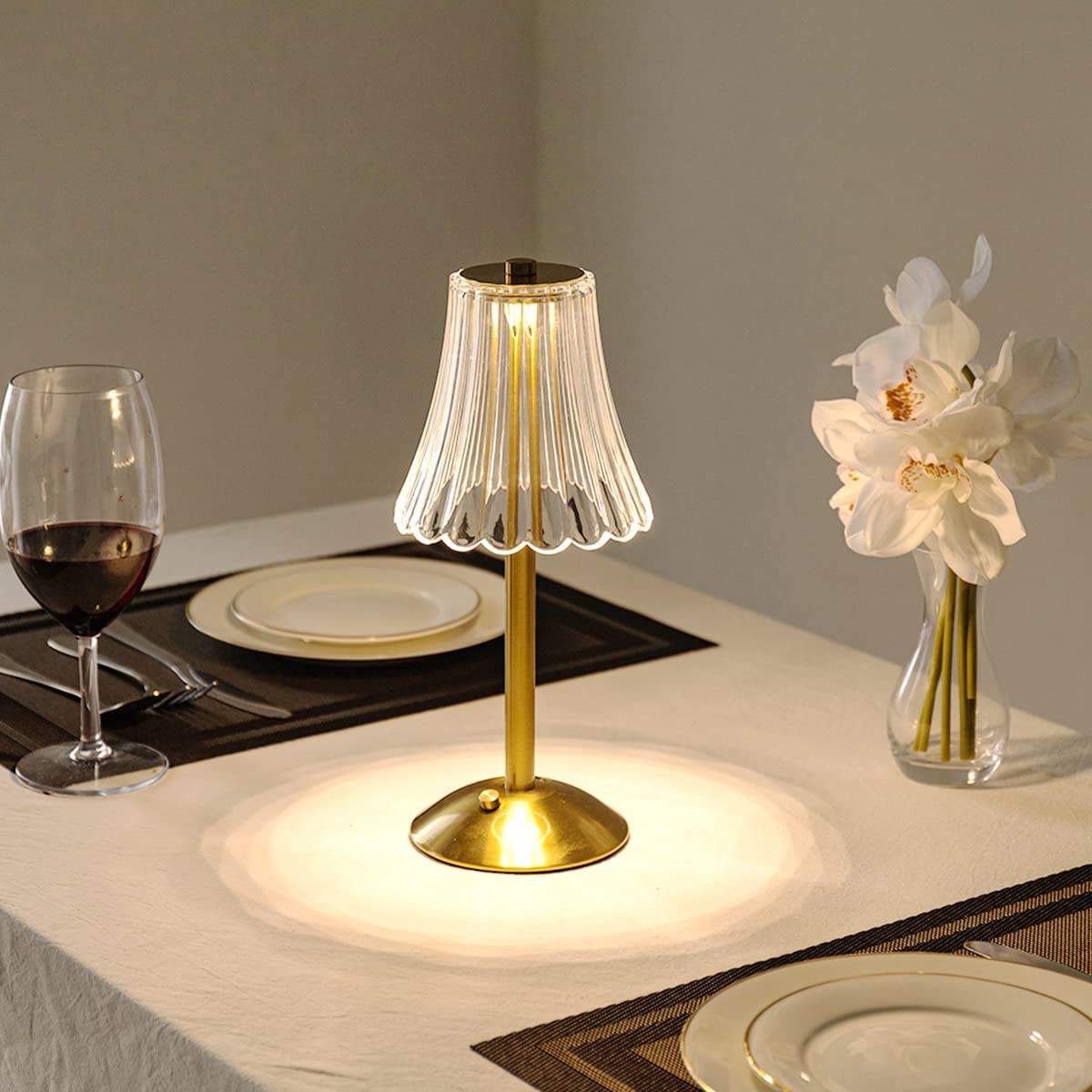Bordslampa med Guldkristall och Pekkontroll för Modern Stil 5