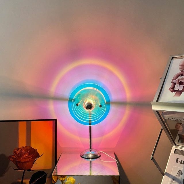 Bordslampa med Solnedgångsprojektion 0