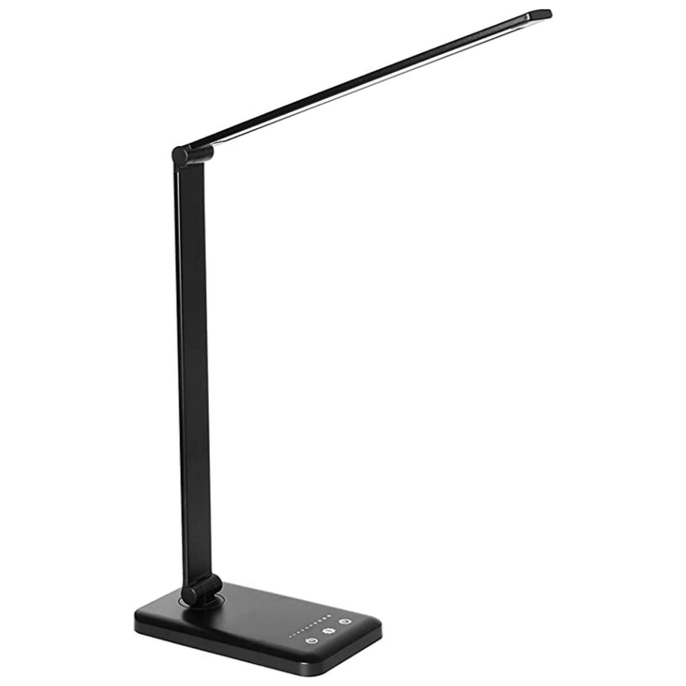 Bordslampa med USB-laddningsport och justerbara ljusinställningar 0