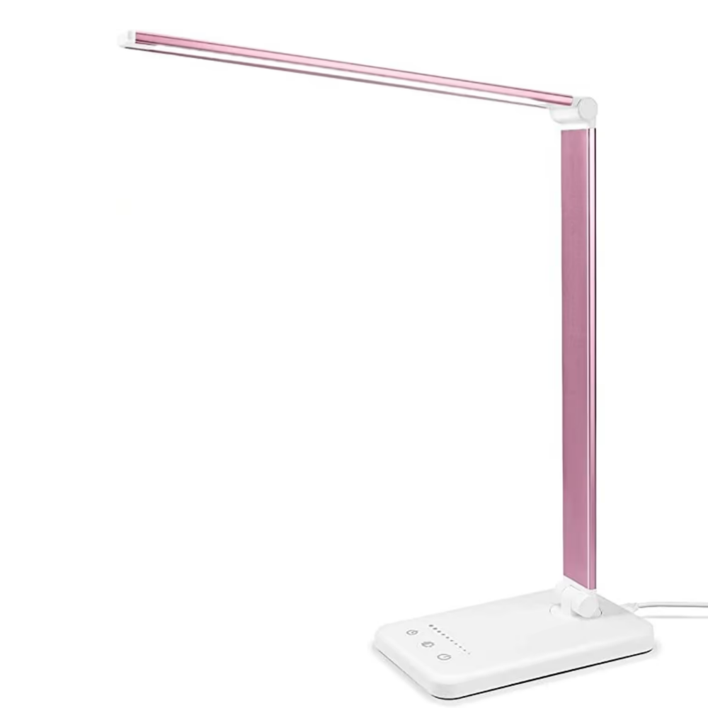 Bordslampa med USB-laddningsport och justerbara ljusinställningar 1