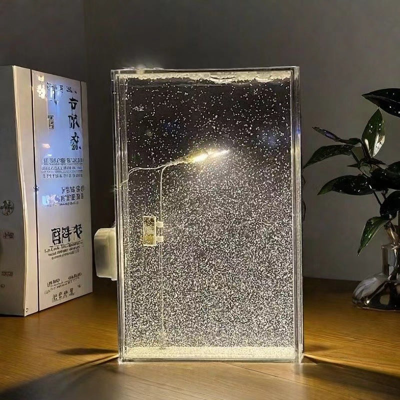Bordslampa med vintertema 1