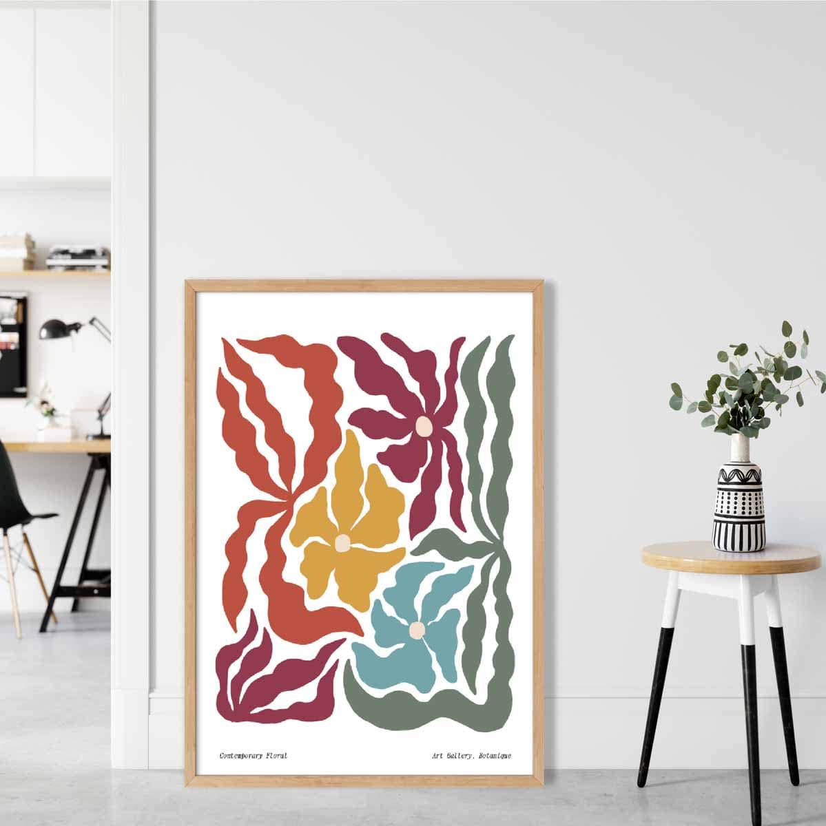 Botanisk Affisch Boho Stil för Väggdekoration 1