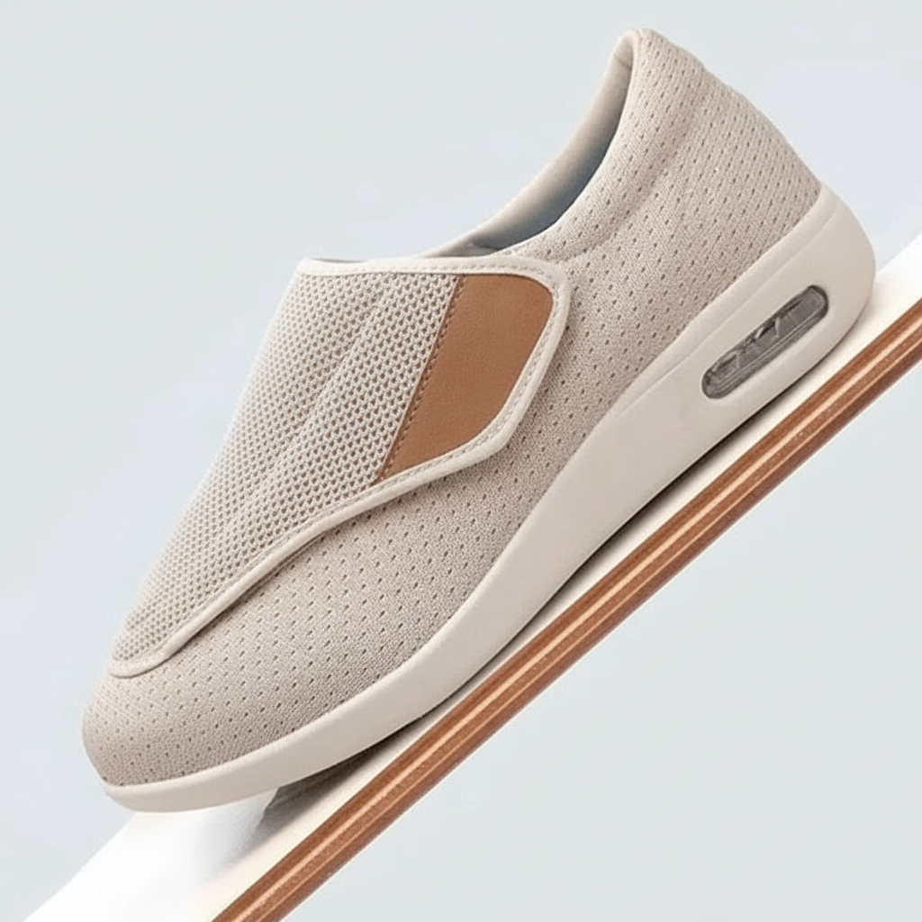 Breda Skor för Diabetiker Justerbar Design Komfortabel och Flexibel 1