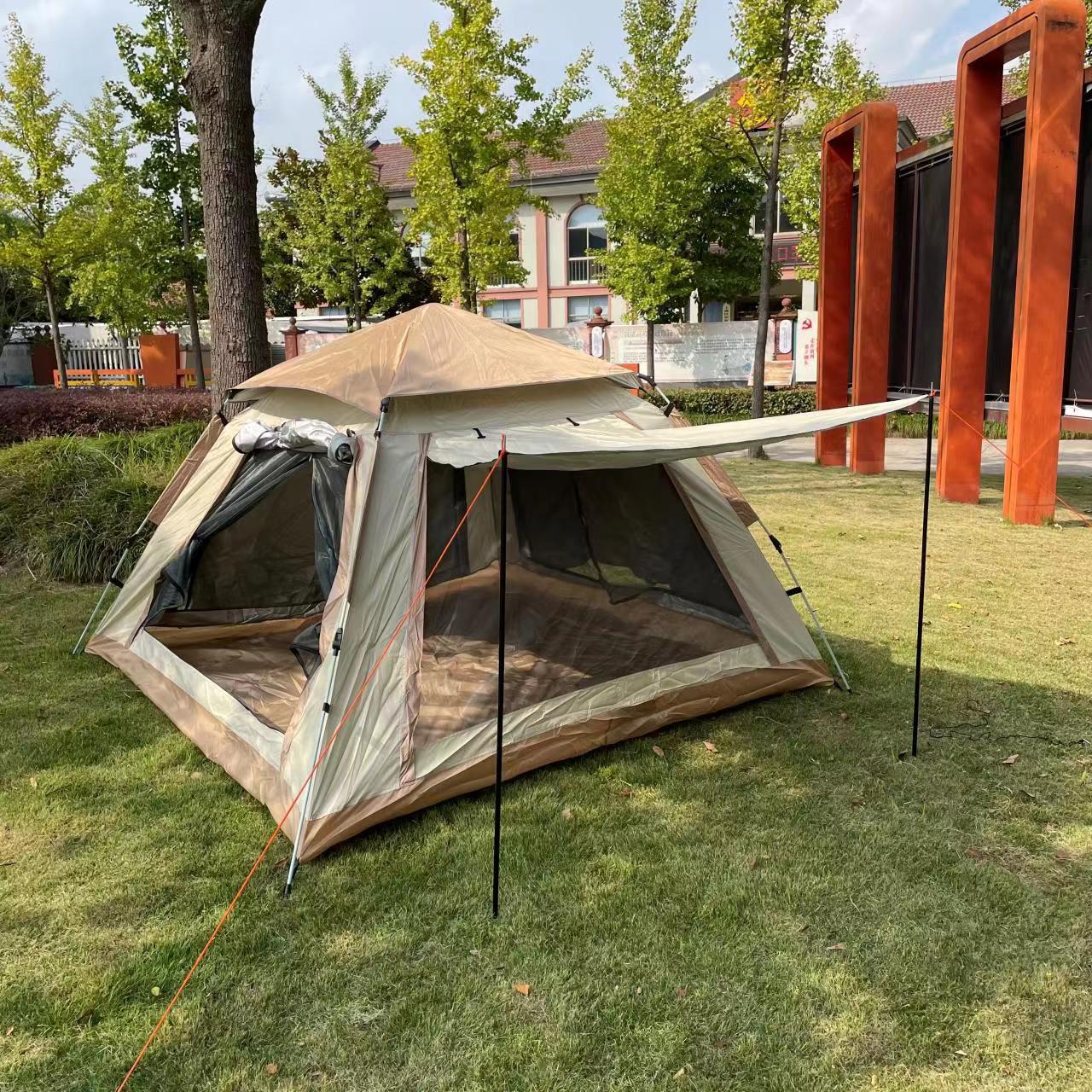 Campingtält Dubbelväggigt Rymligt för Upp till Åtta Personer 2