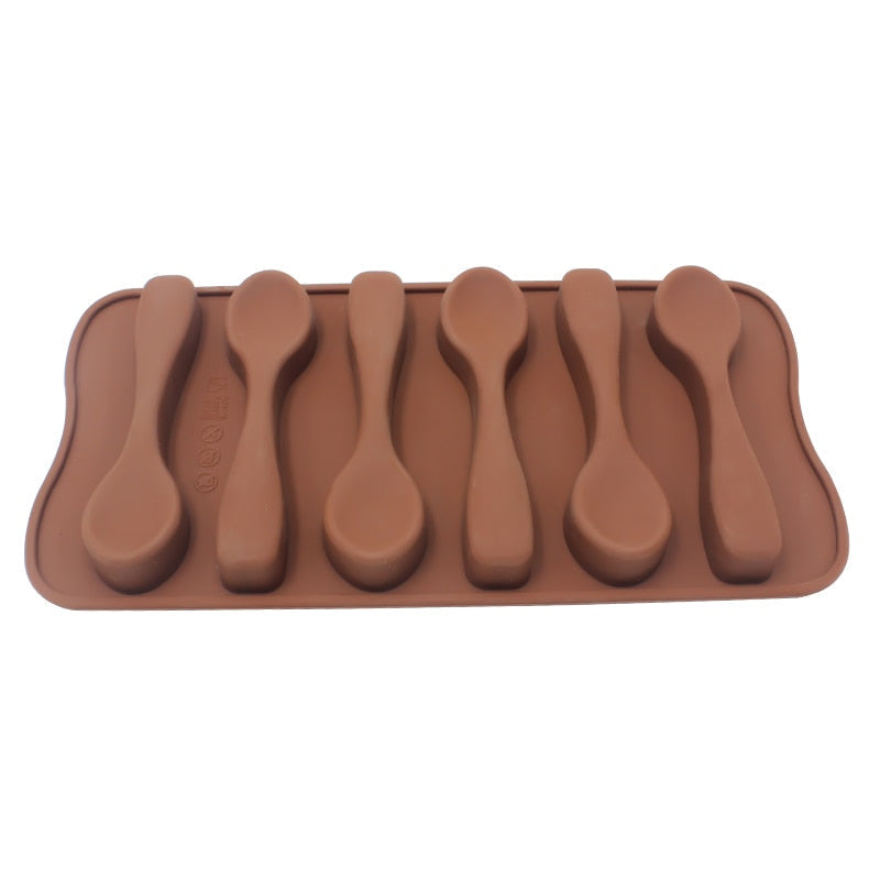 Chokladform Hjärta Blomma Silikon 3