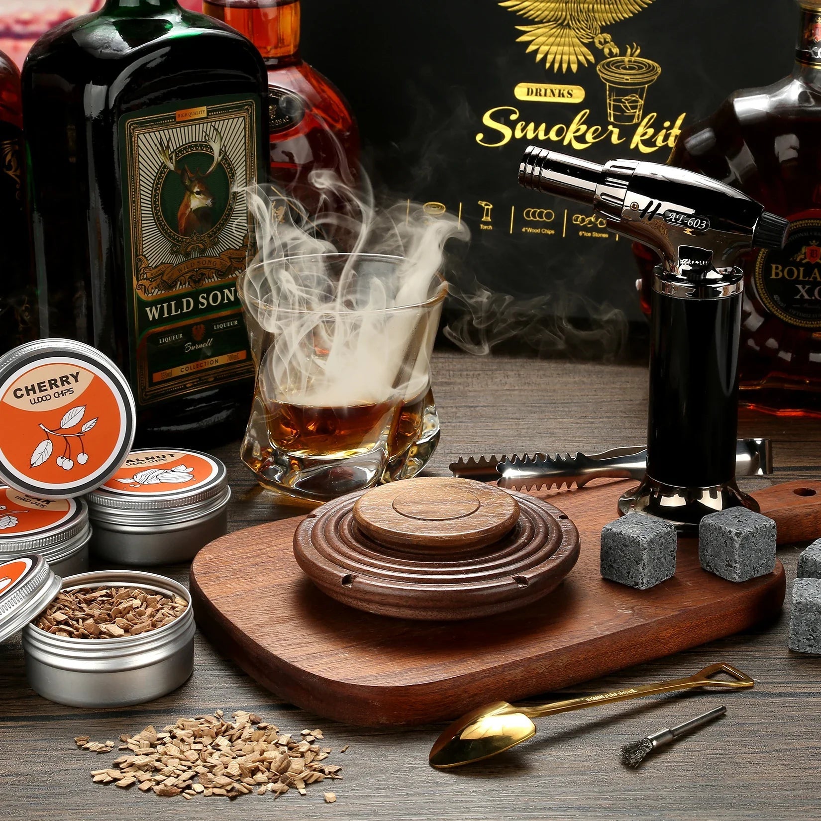 Cocktail Smoker Kit för Whisky och Bourbon 2