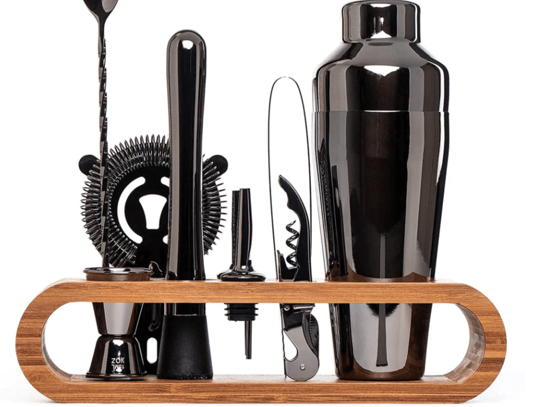 Cocktailset för Mixologi - 10-delat Set i Rostfritt Stål 7