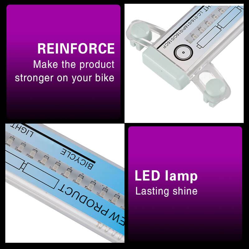 Cykel LED-ljus med 30 mönster för säkerhet 7