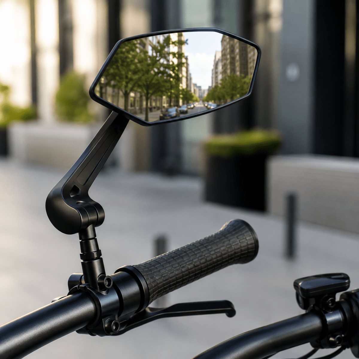 Cykelbackspegel Justerbar med Vidvinkel 1