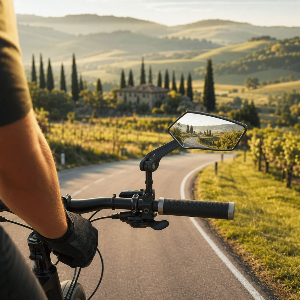 Cykelbackspegel Justerbar med Vidvinkel 2