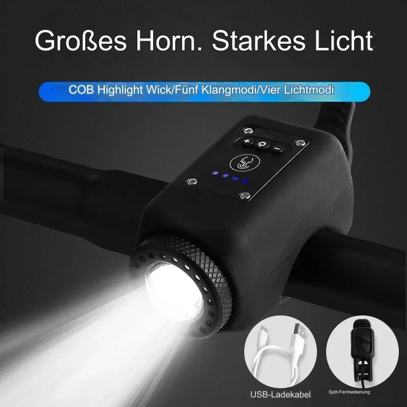 Cykeltillbehör Cykelhorn Med LED-Ljus För Säker Ridning 3