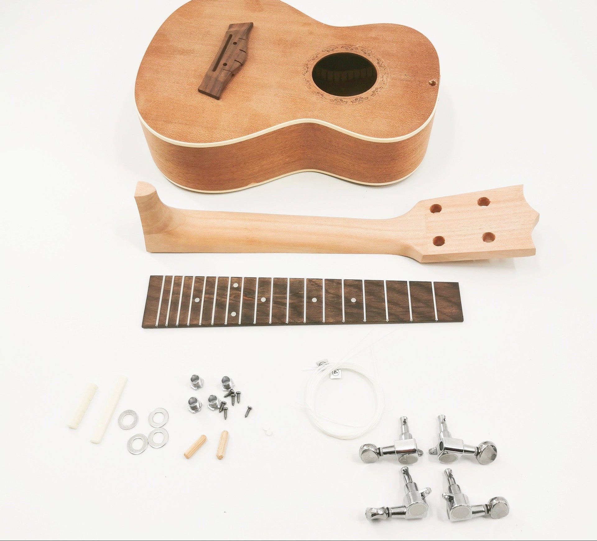 DIY Ukulele Monteringssats För Musikentusiaster Kreativ Byggsats 4