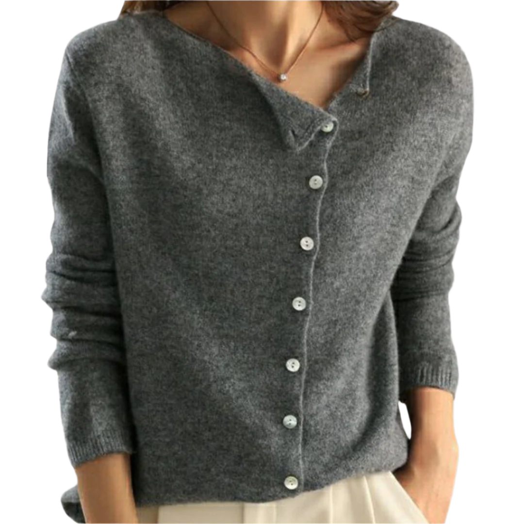 Dam Cardigan Öppen Stil i Cashmere 0