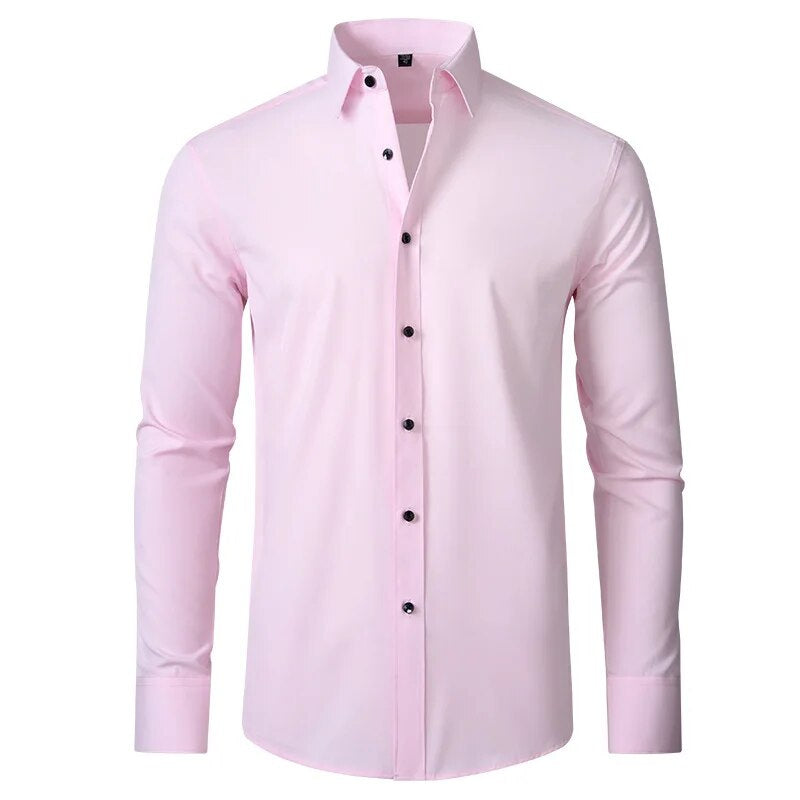 Dam Chemise Business Elastisk Stil 4