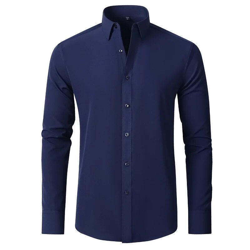 Dam Chemise Business Elastisk Stil 6