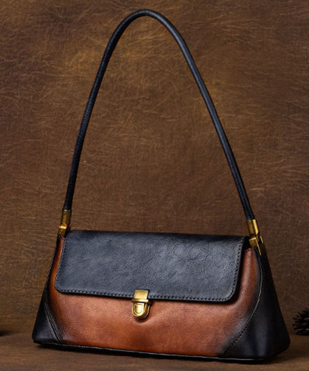 Dam Handväska Tote med Kontrastfärg och Dragkedja 2