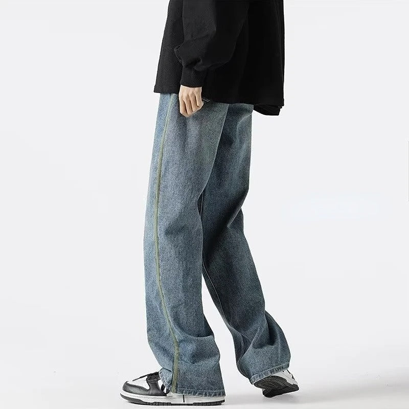 Dam Jeans Oversized Stil Mjuk Denim 1