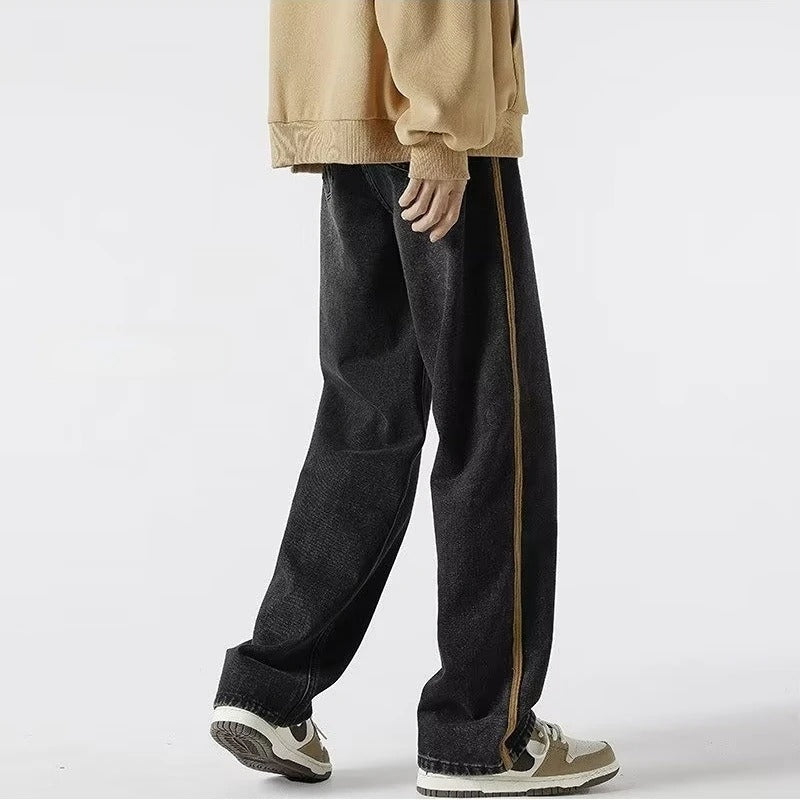 Dam Jeans Oversized Stil Mjuk Denim 4