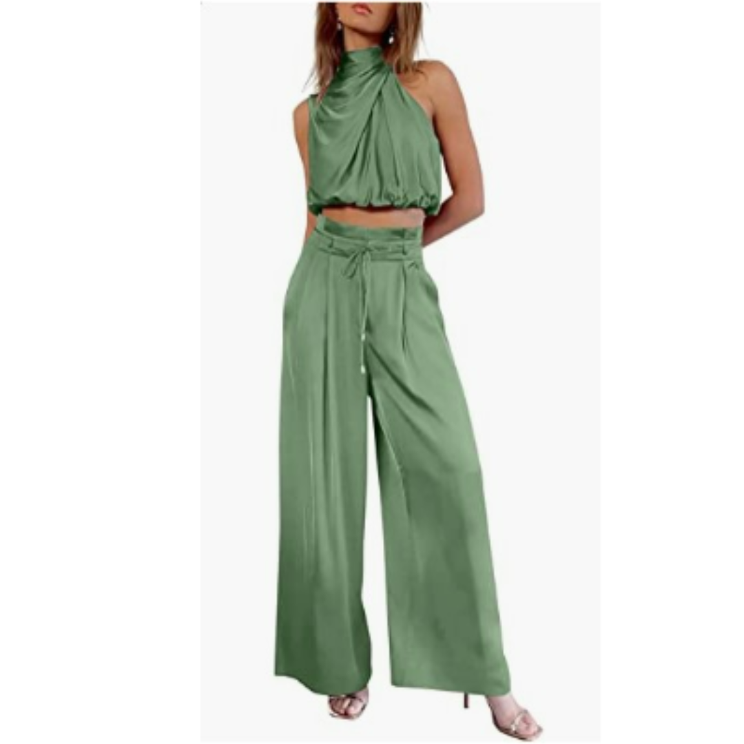 Dam Jumpsuit Minimalistisk Design Hållbart Tyg 4