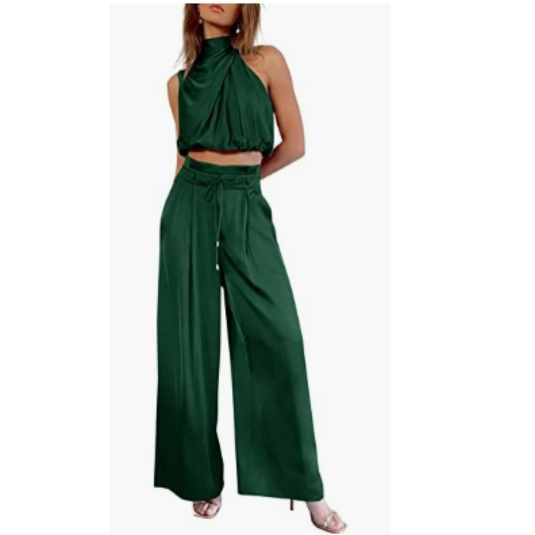 Dam Jumpsuit Minimalistisk Design Hållbart Tyg 5