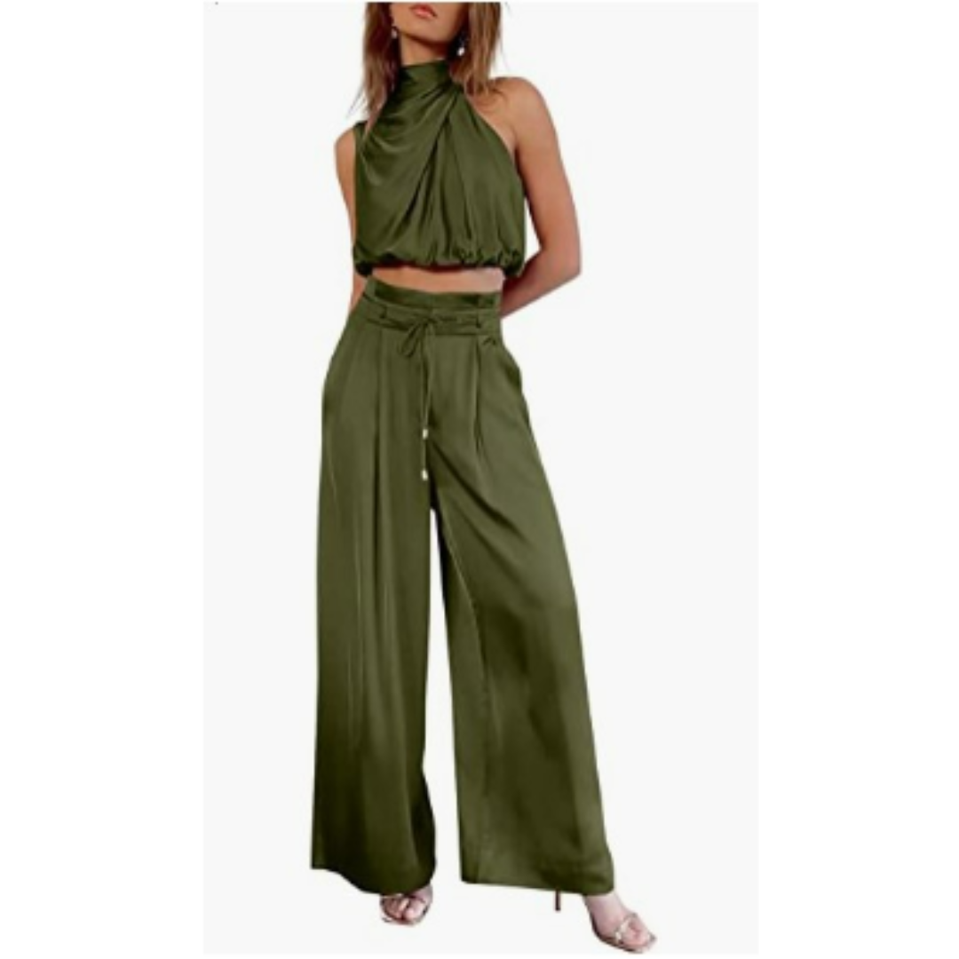 Dam Jumpsuit Minimalistisk Design Hållbart Tyg 6
