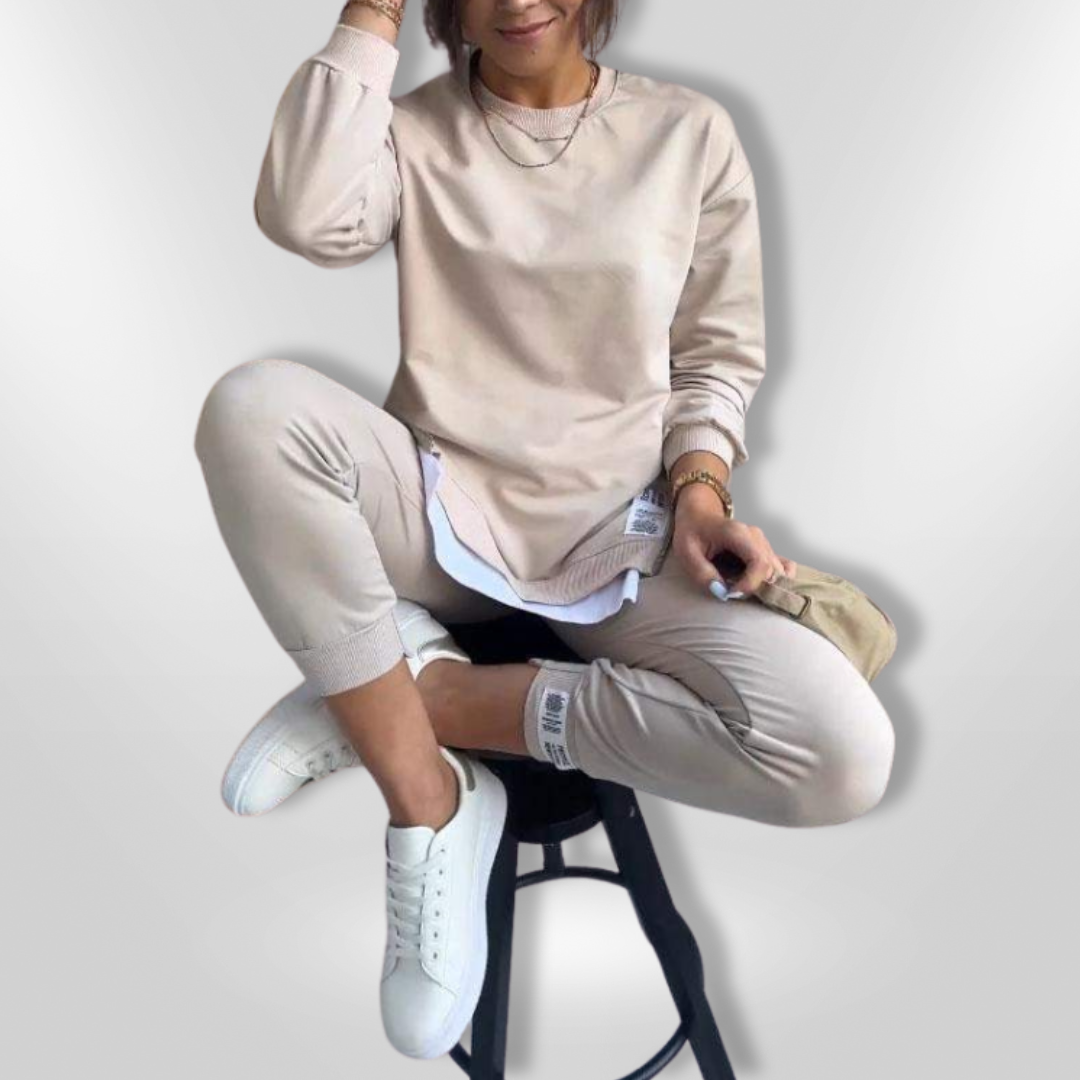 Dam Loungewear Oversized Sweatshirt och Joggers 4