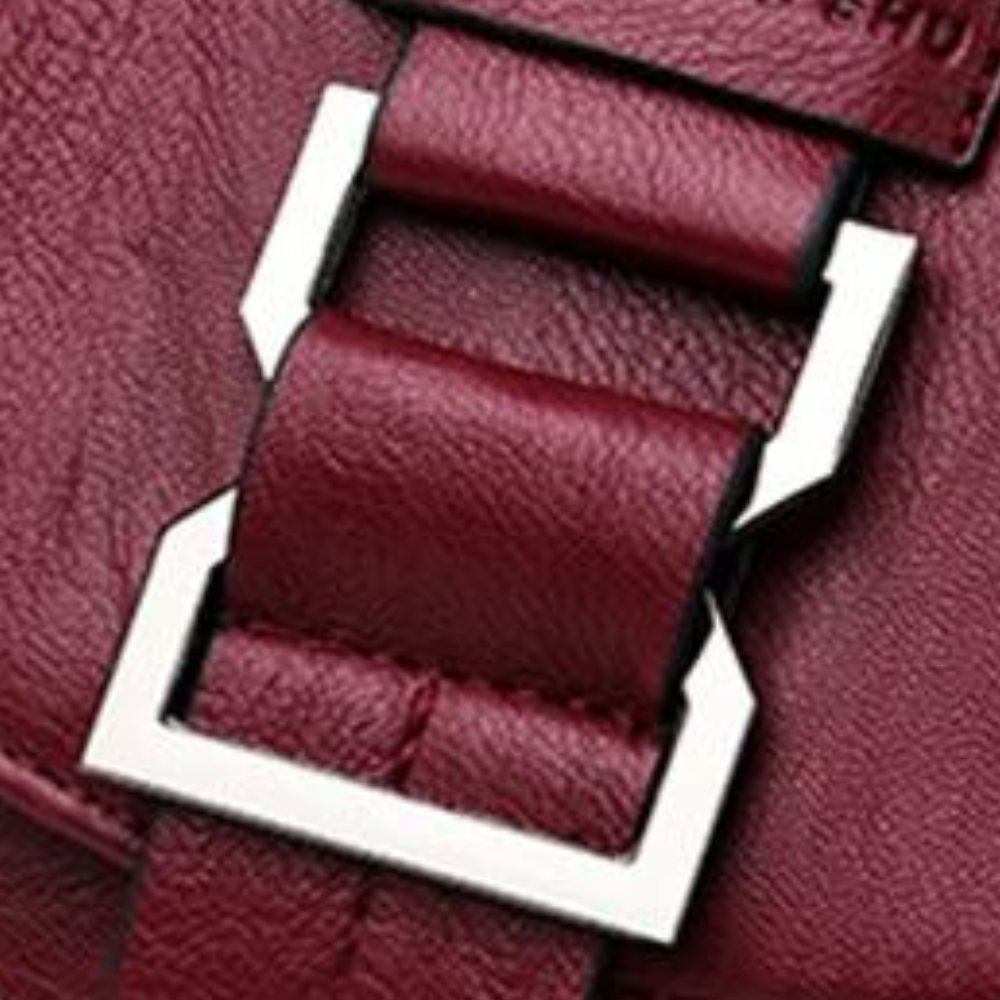 Dam Ryggsäck i PU-läder Trendig Design för Vardag och Äventyr 2