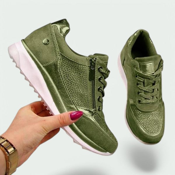 Dam Sneakers Med Velcro och Antislip Sula 0