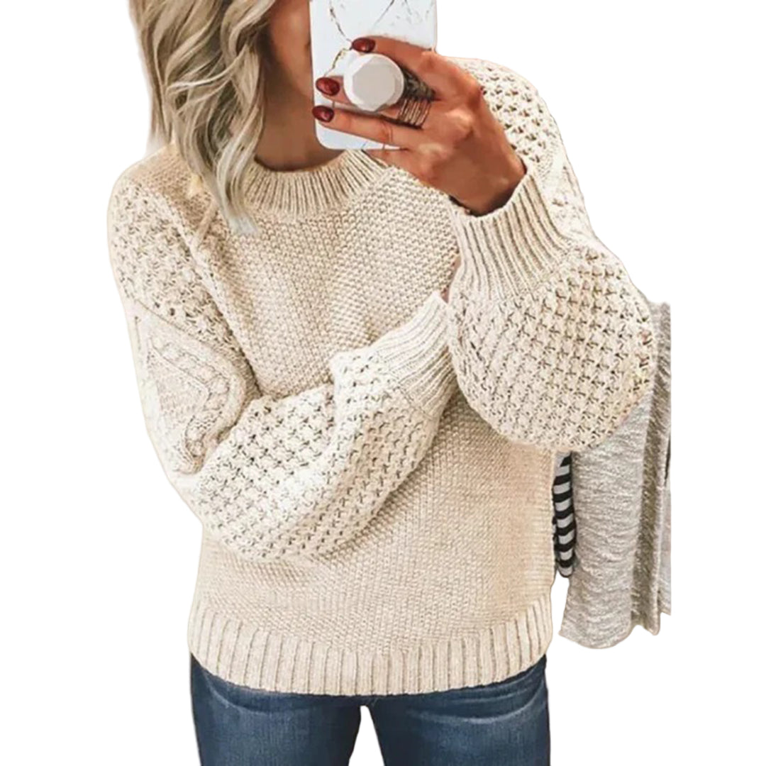 Dam Sweater i Uld - Petra Strik 0