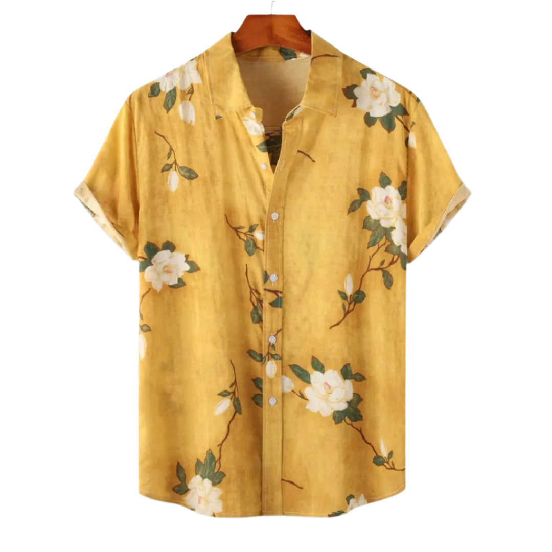 Dam T-shirt Blommig Avslappnad Stil 0