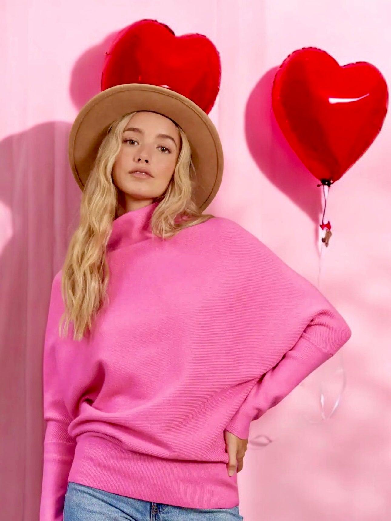 Dam Tröja Slouch Neck Dolman Ärmar Viskos Polyester Nylon 5