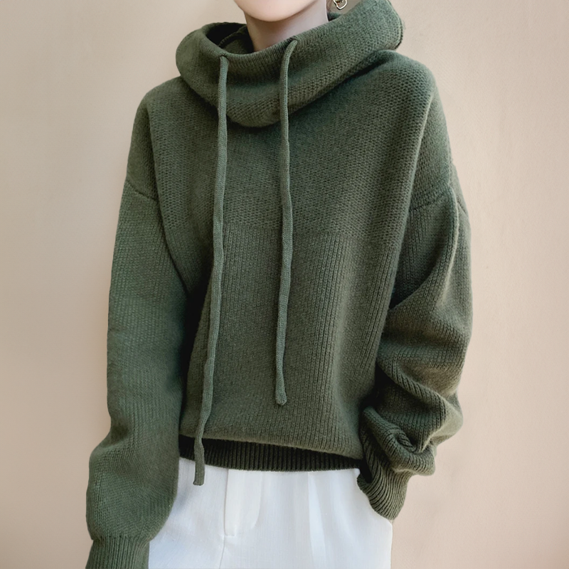 Dam Tröja Turtleneck Höststil 1