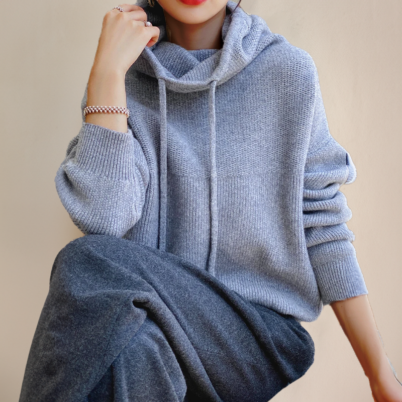 Dam Tröja Turtleneck Höststil 3