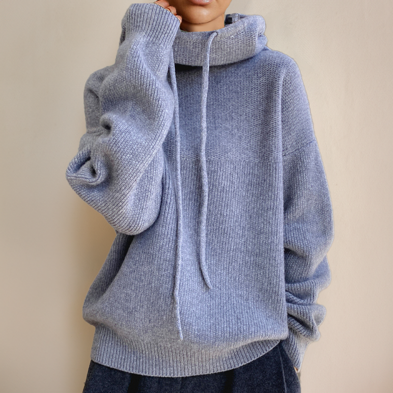Dam Tröja Turtleneck Höststil 4