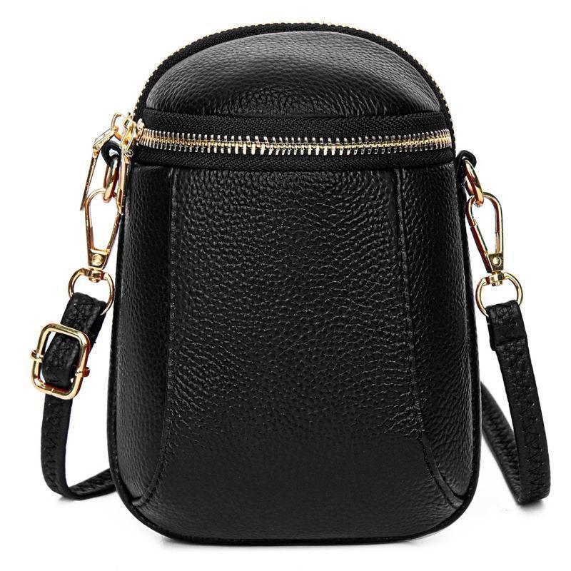 Damernas Crossbody Väska Kompakt Veganskt Läder 0