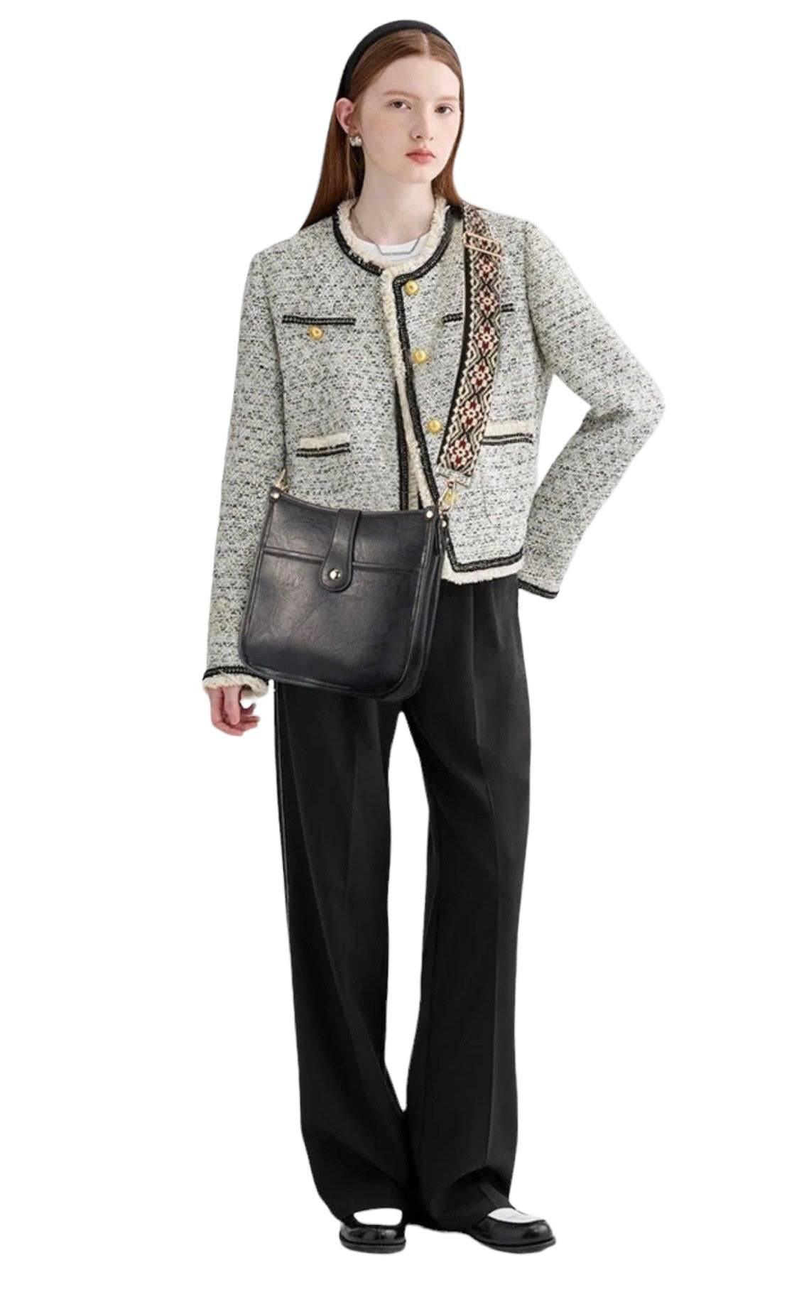 Damernas Crossbody Väska med Gitarrrem Vegansk Läder 2