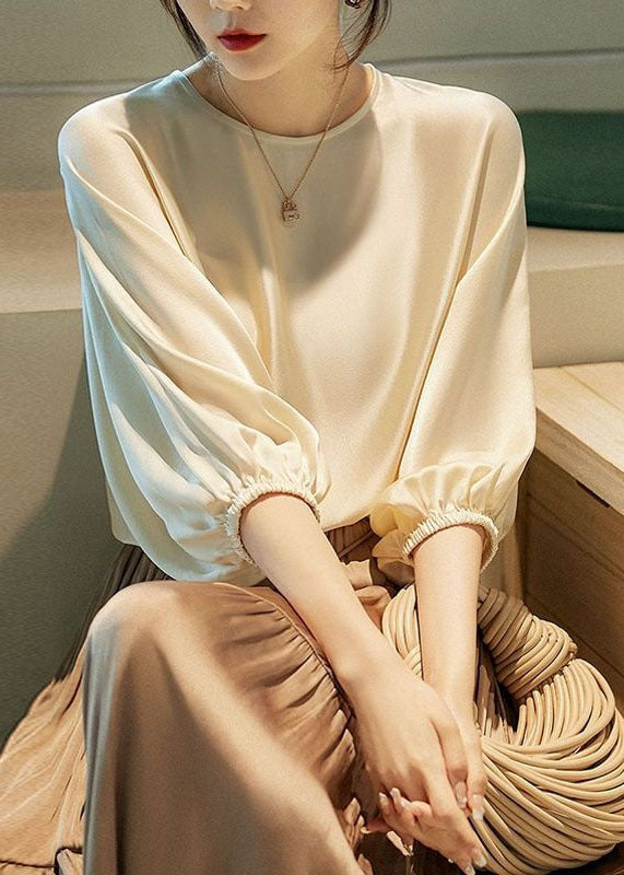 Damernas Oversized Blus Med Batwing Ärmar - Trendig Och Rymlig Stil 1