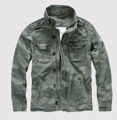 Damernas Retro Denimjacka med Flera Fickor 3