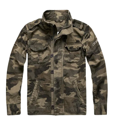 Damernas Retro Denimjacka med Flera Fickor 4