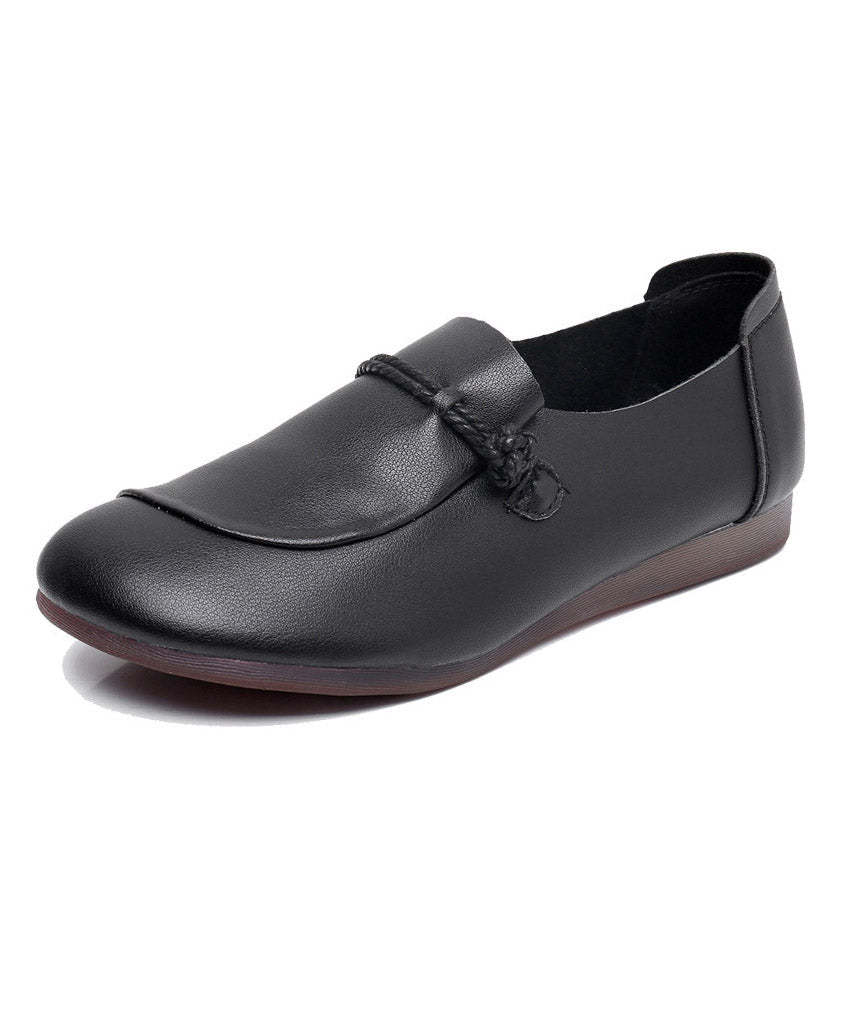 Damernas Retro Platta Skor med Korsremmar 4