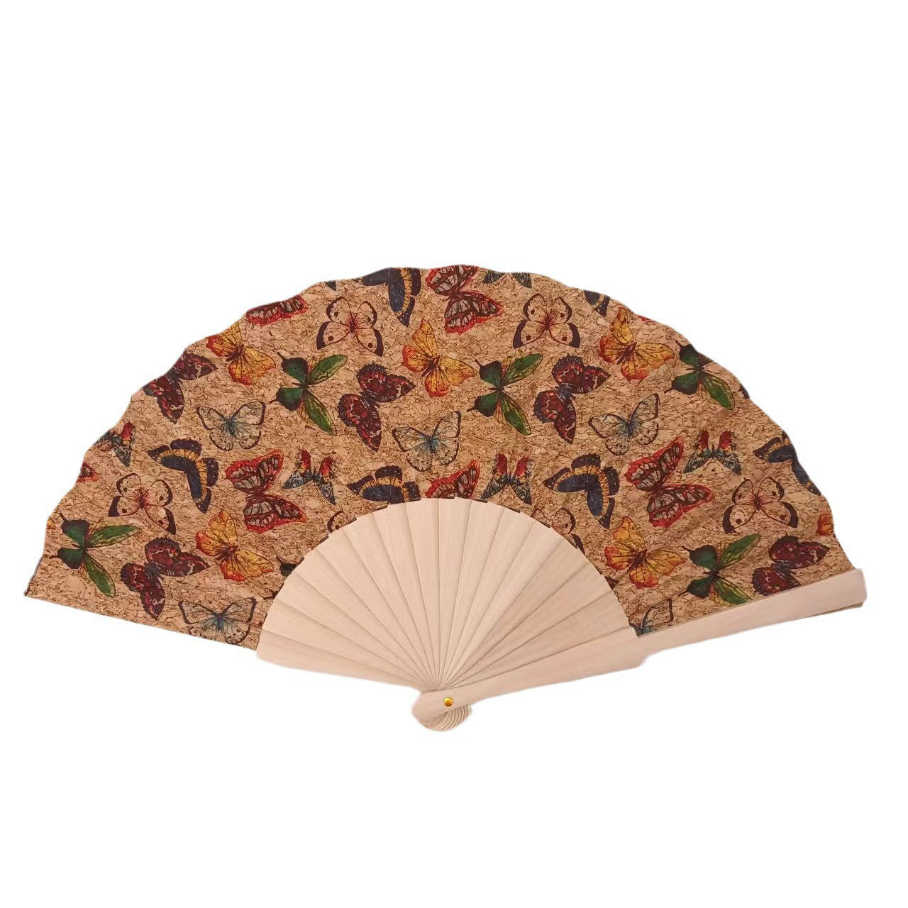 Damfläkt Handgjord i Kork och Trä 4