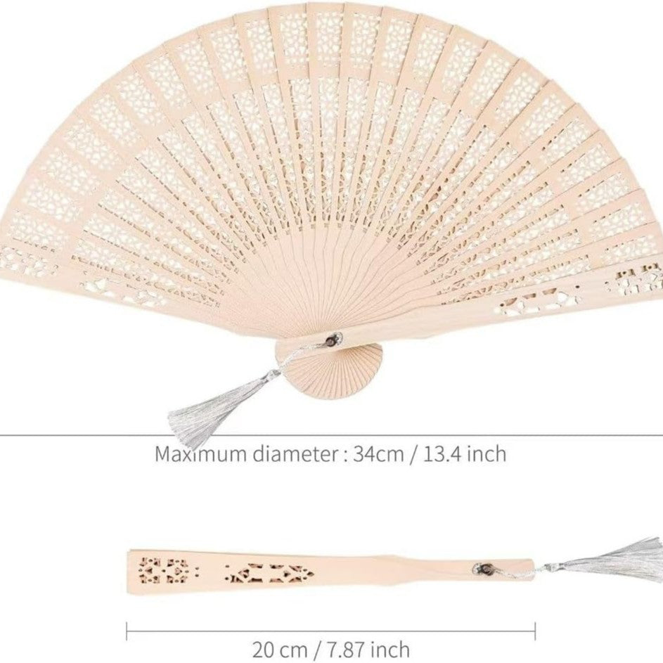 Damhandfläkt Dekorativ Filigran Design 2