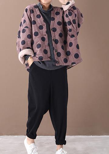 Damjacka Röd Rutig V-ringad Knappjacka för Vardag och Avslappnade Tillfällen 2