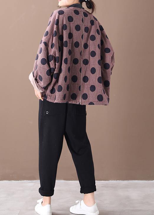 Damjacka Röd Rutig V-ringad Knappjacka för Vardag och Avslappnade Tillfällen 3