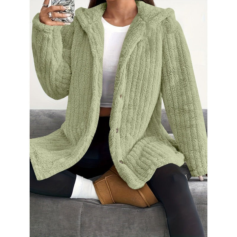 Damjacka med Oversized Passform och Huva 3